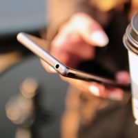 Smartphone e caffe