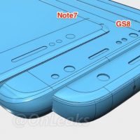 Galaxy S8 vs S7 vs Note 7 dimensioni