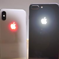 Iphone logo mela illuminato